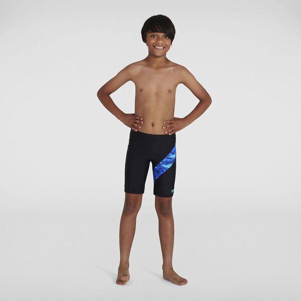 Speedo Boys Digital Allover Cross Panel Jammer - Professional Swimwear