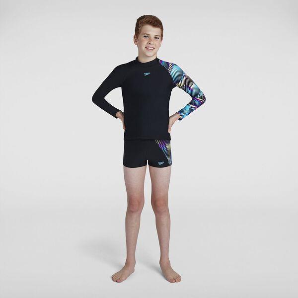 Speedo Boys Digital Allover Rash Top - Professional Swimwear