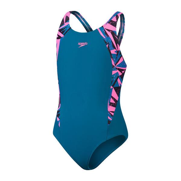 Speedo Girls Hyperboom Printed Splice Muscleback - Professional Swimwear