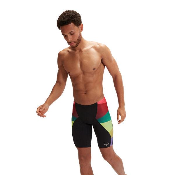 Speedo Mens Placement Digital Vcut Jammer - Professional Swimwear