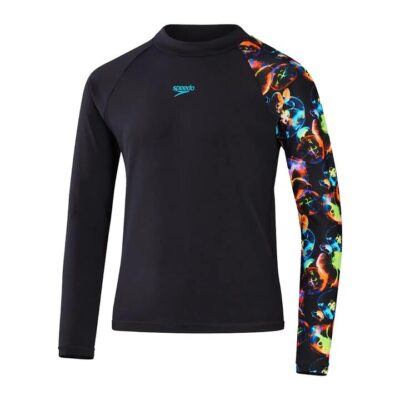 Speedo Boys Digi Printed Longsleeve Rashi