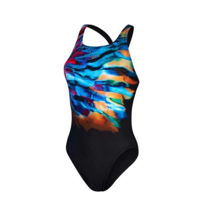 Speedo Placement Digi Leaderback Womens