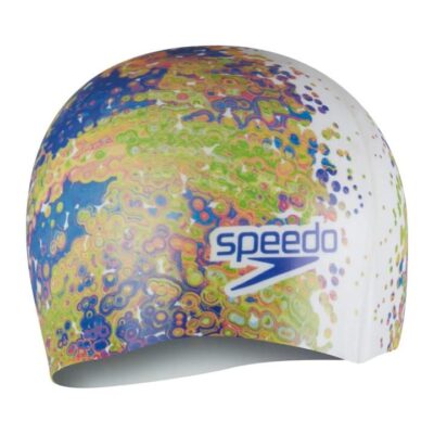 Speedo Digital Printed Swimming Cap Junior