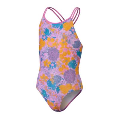 Speedo Girls Digi Allover Thinstrap Swimsuit