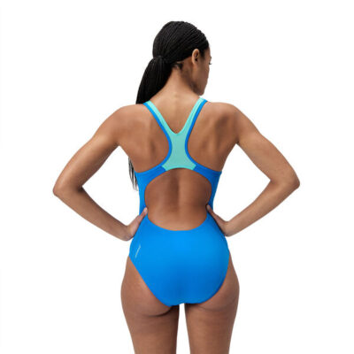 Speedo Womens Placement Laneback One Piece Professional Swimwear