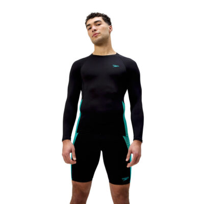 Speedo Mens Endurance+ Splice Rash Top