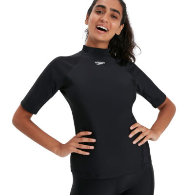 Speedo Womens Short Sleeve Rash Top