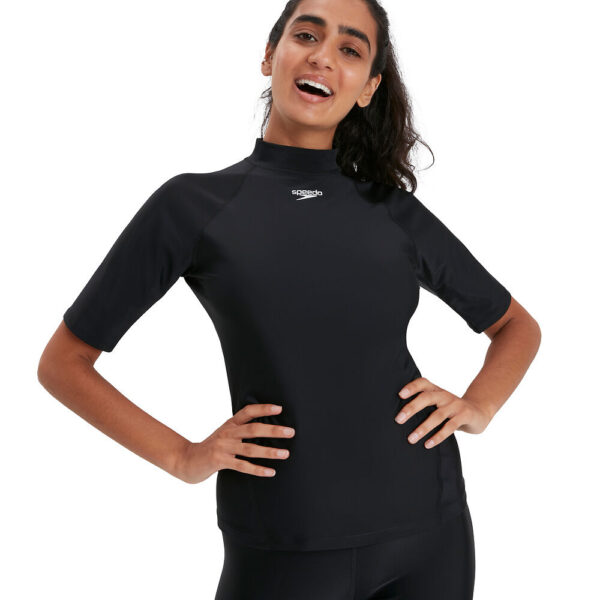 Speedo Womens Short Sleeve Rash Top