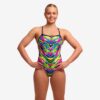 Show Funkita Ladies Single Strap One Piece Happy Hide