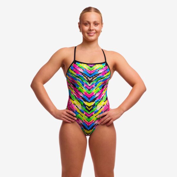 Funkita Ladies Single Strap One Piece Happy Hide