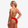Show Funkita Ladies Single Strength One Piece Still Red (image 2)