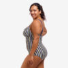 Show Funkita Ladies Ruched One Piece Admiralty Stripe (image 2)
