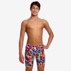 Funky Trunks Boys Training Jammer Broken Box