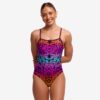 Show Funkita Ladies Single Strap One Piece Wild Animal