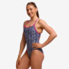 Show Funkita Ladies Diamond Back One Piece Stickler (image 3)
