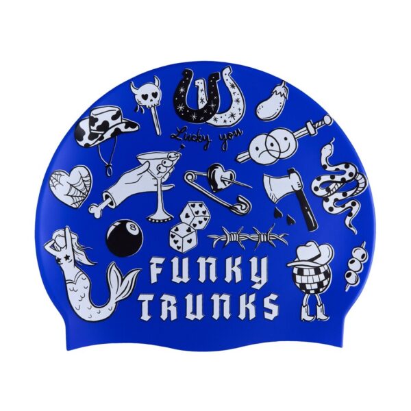 Funky Trunks Silicone Swimming Cap Scratchy