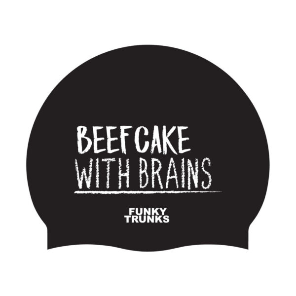 Funky Trunks Silicone Swimming Cap Beef Cake