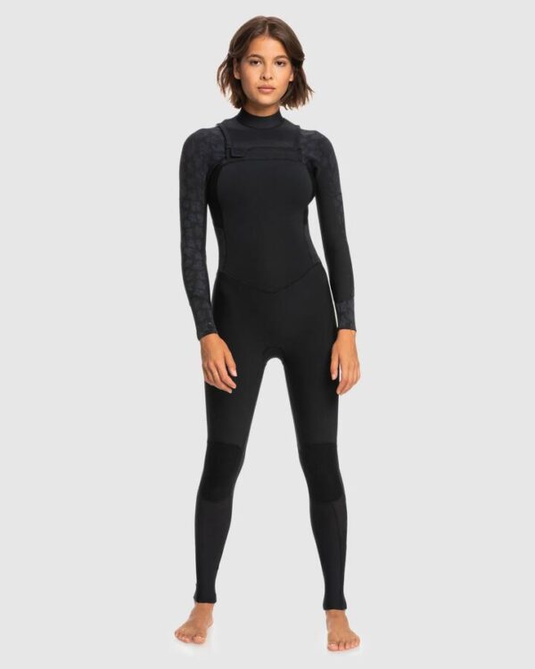 Roxy Women’s 3/2mm Swell Series Chest Zip Gbs Wetsuit