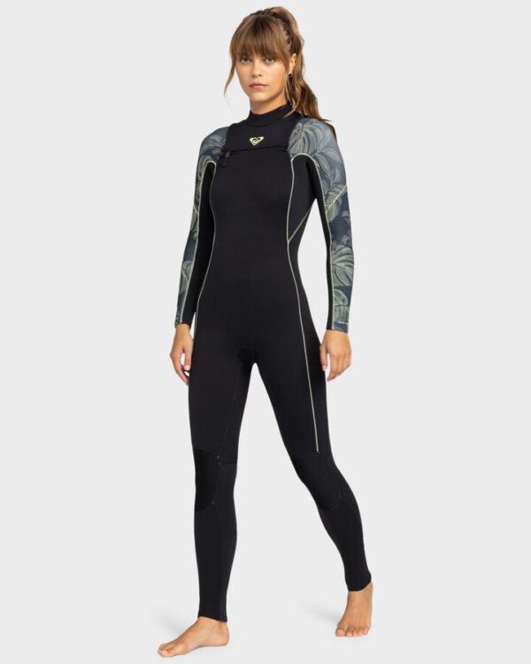 Roxy Women’s 4/3 Elite Xt Stretch Chestzip Wetsuit