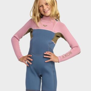 Roxy Girls 2-16 2/2mm Prologue Long Sleeve Back Zip Springsuit