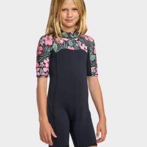 Roxy Girls 2-16 2/2 Swell Natural Back Zip Springsuit