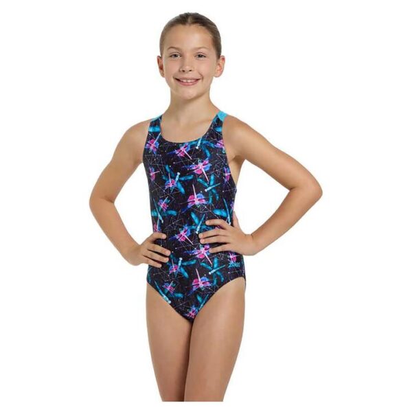 Zoggs Girls Flyback One Piece Swimsuit