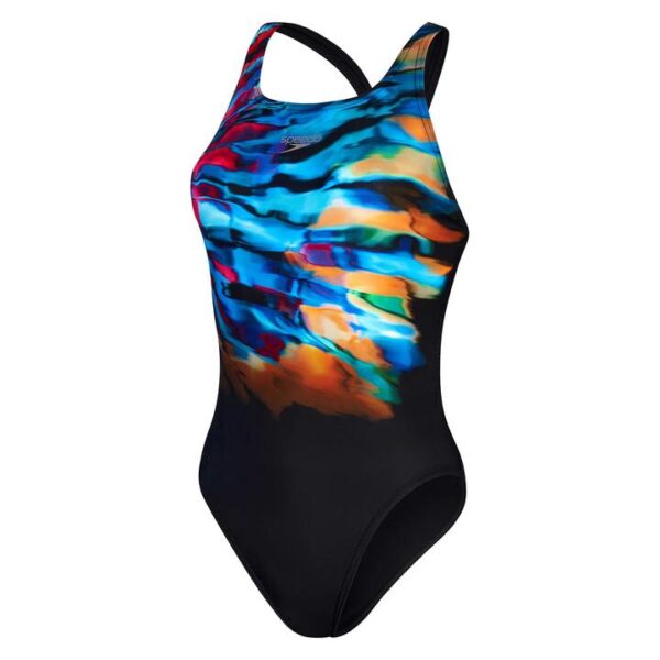 Speedo Women’s Placement Digital Leaderback One Piece