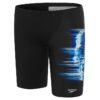 Show Speedo Boy’s Digital Print V-Cut Jammer Shorts (image 2)