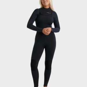 Roxy Women’s 4/3mm Swell Natural Chest Zip Wetsuit
