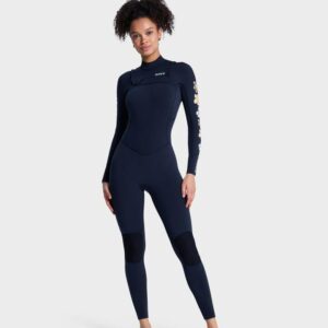 Roxy Women’s 3/2mm Swell Natural Chest Zip Wetsuit