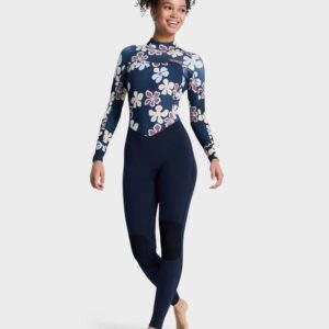 Roxy Women’s 3/2mm Swell Natural Back Zip Wetsuit