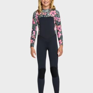 Roxy Girls 8-16 4/3mm Swell Natural Back Zip Wetsuit