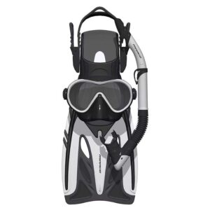 Mirage Phantom Silicone Mask, Snorkel & Fin Set