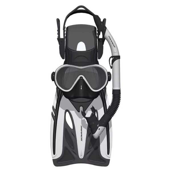 Mirage Phantom Silicone Mask, Snorkel & Fin Set