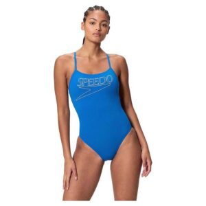 Speedo Women’s Classic Logo Thinstrap One Piece