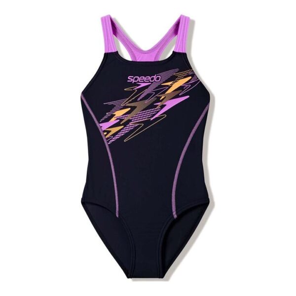 Speedo Girl’s Medley Logo Medalist One Piece Swimsuit