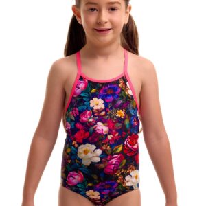 Funkita Toddler Girls One Piece Bed Of Roses