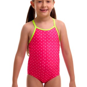 Funkita Toddler Girls One Piece Pink Proton