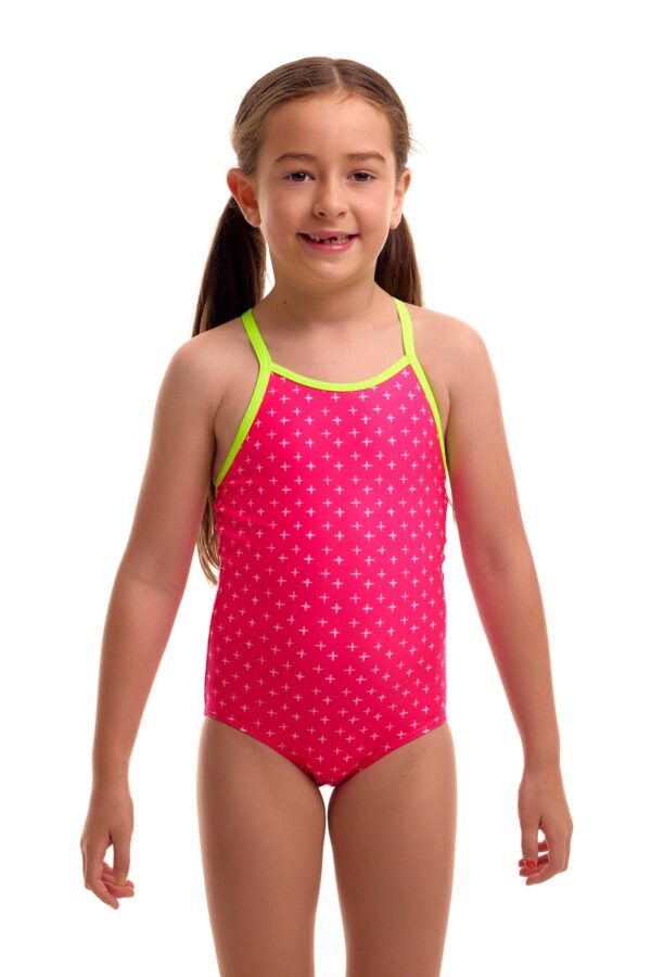 Funkita Toddler Girls One Piece Pink Proton