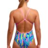 Show Funkita Ladies Single Strap One Piece Pillared (image 2)