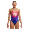 Show Funkita Ladies Single Strap One Piece Skyline Drive