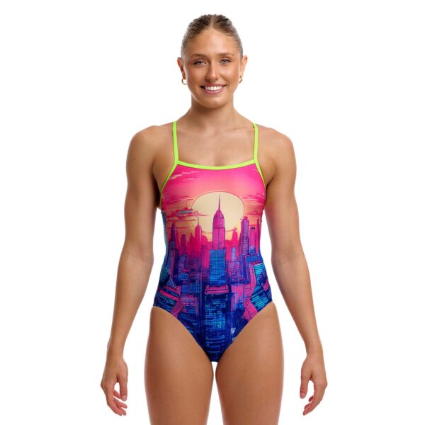 Funkita Ladies Single Strap One Piece Skyline Drive