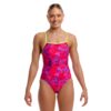 Show Funkita Ladies Single Strap One Piece Try Pink