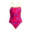 Show Funkita Ladies Single Strap One Piece Try Pink (image 2)