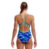 Show Funkita Ladies Diamond Back One Piece Clean Marine (image 2)