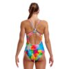 Show Funkita Ladies Diamond Back One Piece Falling Colours (image 2)