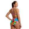 Show Funkita Ladies Diamond Back One Piece Falling Colours (image 3)
