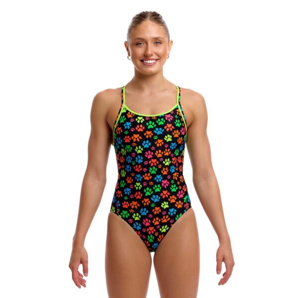 Funkita Ladies Diamond Back One Piece Pawsome