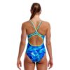 Show Funkita Ladies Diamond Back One Piece Try Blue (image 2)