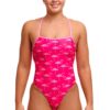 Show Funkita Ladies Strapped In One Piece Flaming Go Gos